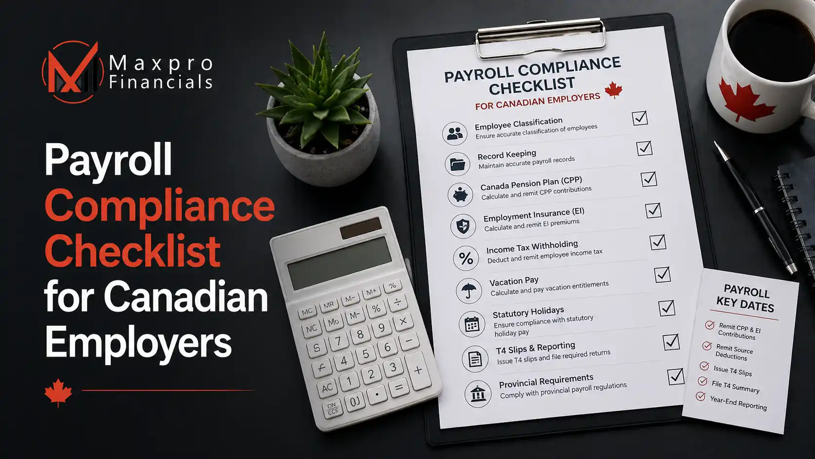 Payroll Compliance Checklist for Canadian Employers