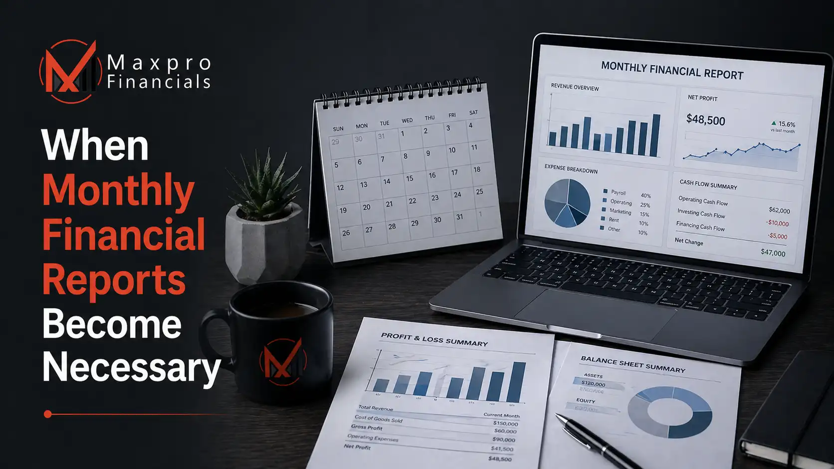 When Monthly Financial Reports Become Necessary