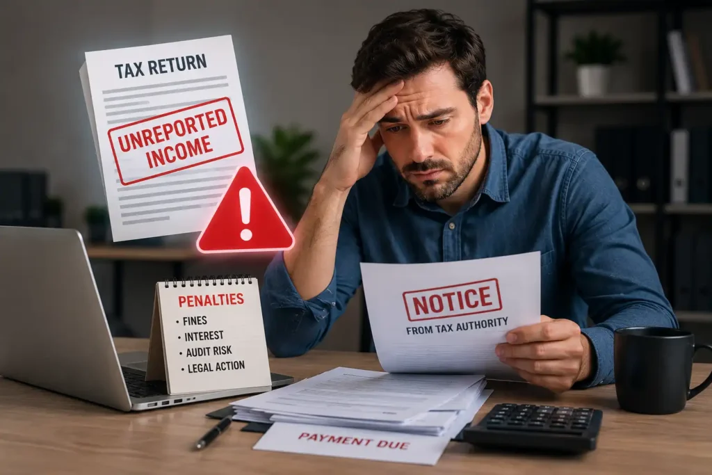 What Happens If You Forget to Report Income on Your Tax Return