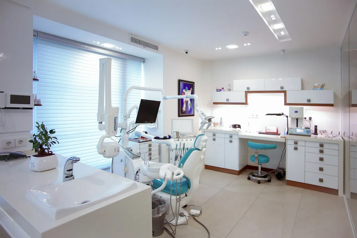 Modern dental office with treatment chair