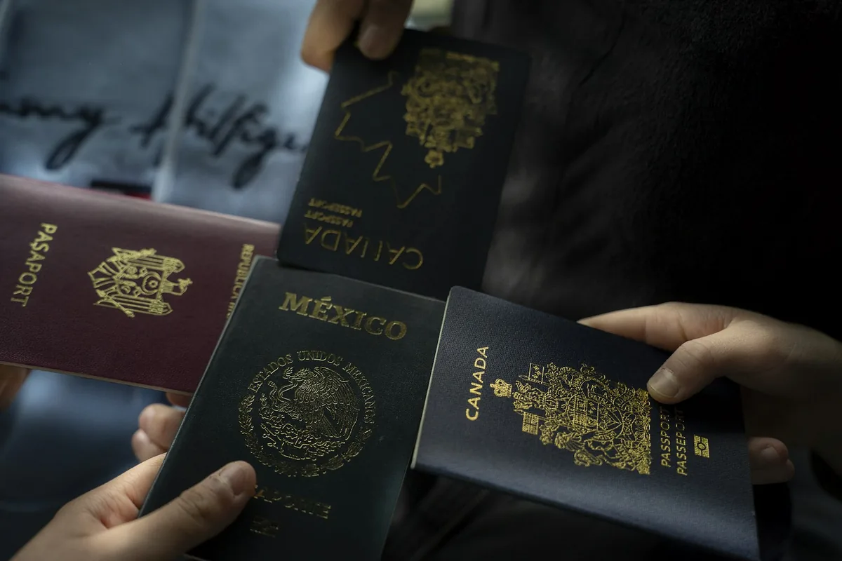 Passports held by family members