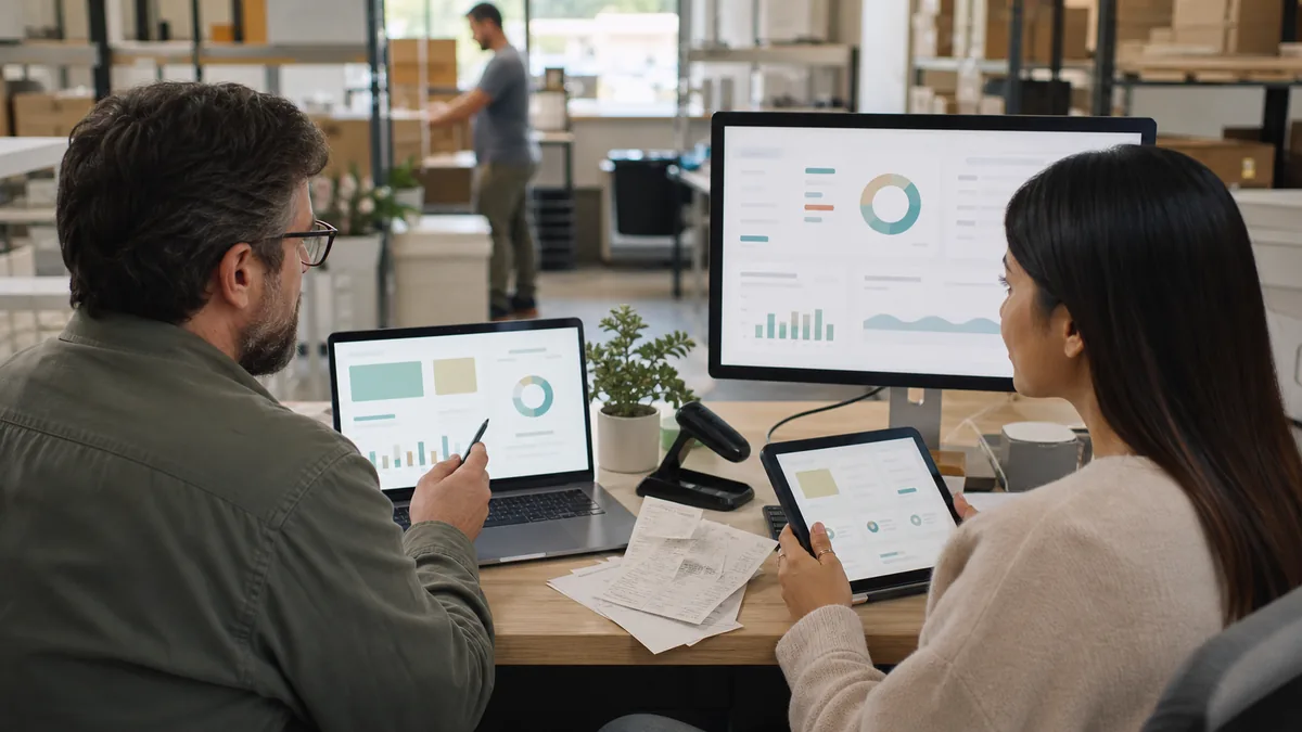 Small business comparing accounting software