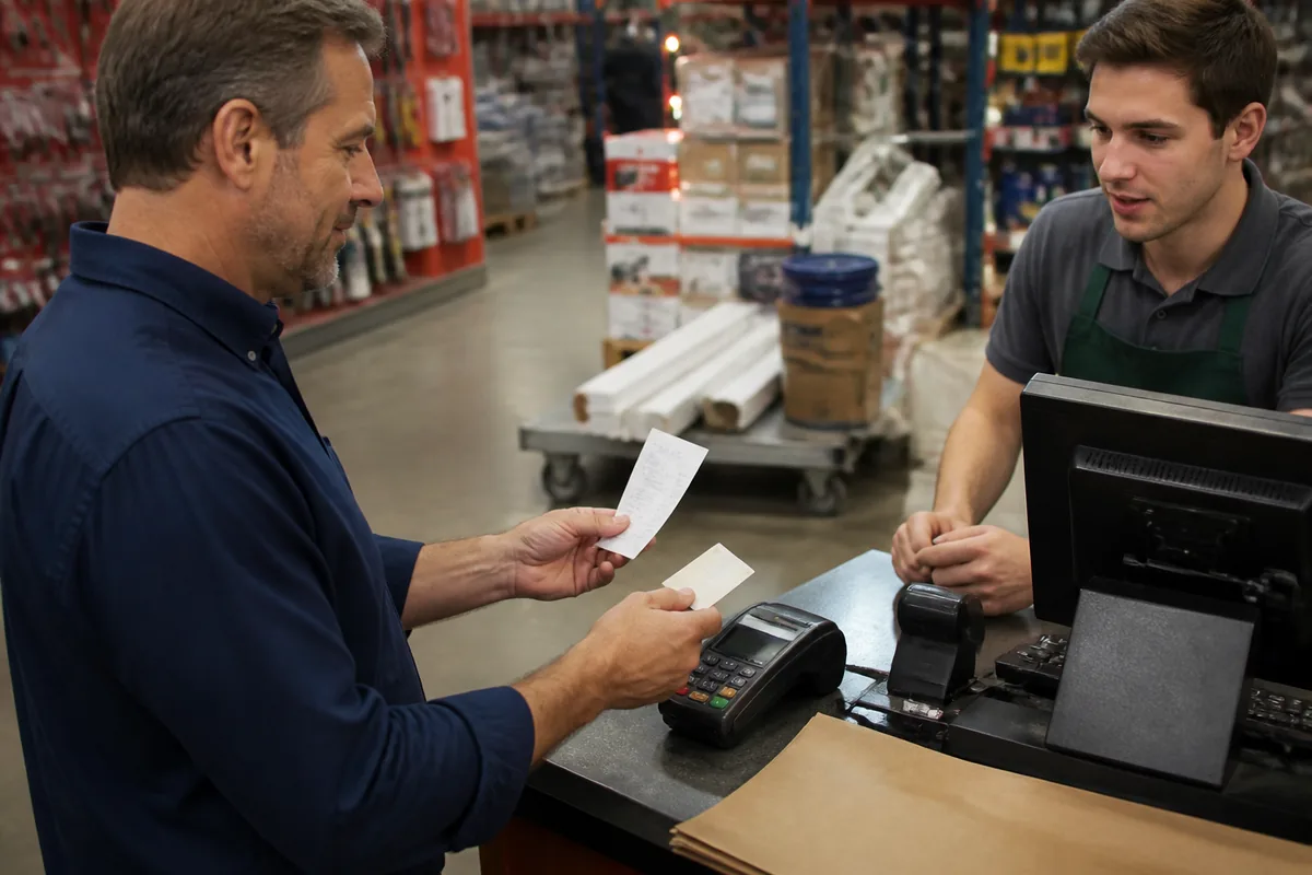Owner documenting a company reimbursement