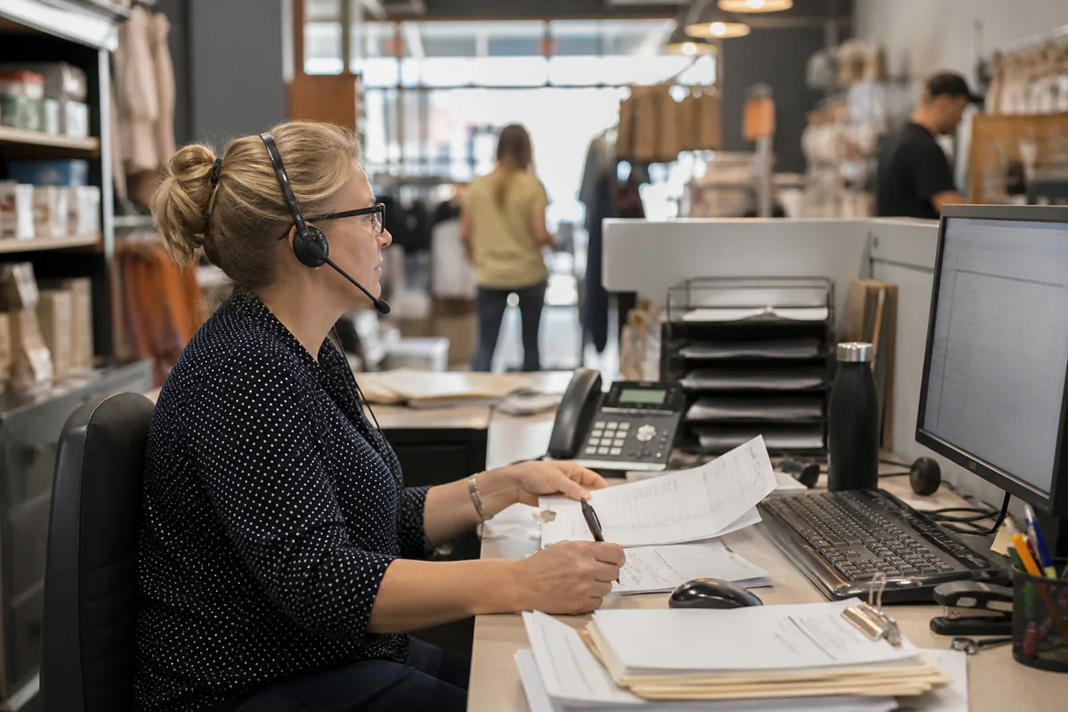 Spouse performing family business bookkeeping