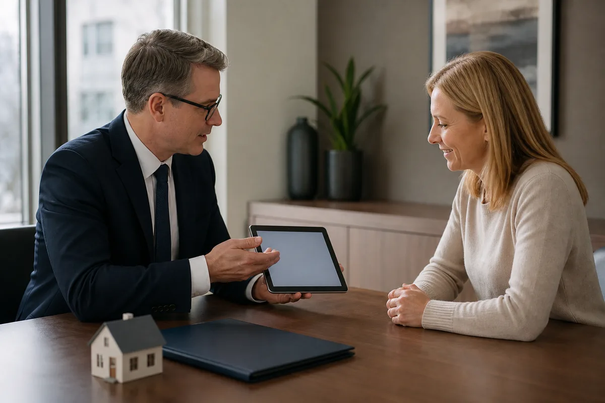Seller reviewing released property funds