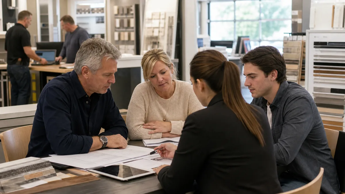 Family business discussing compensation