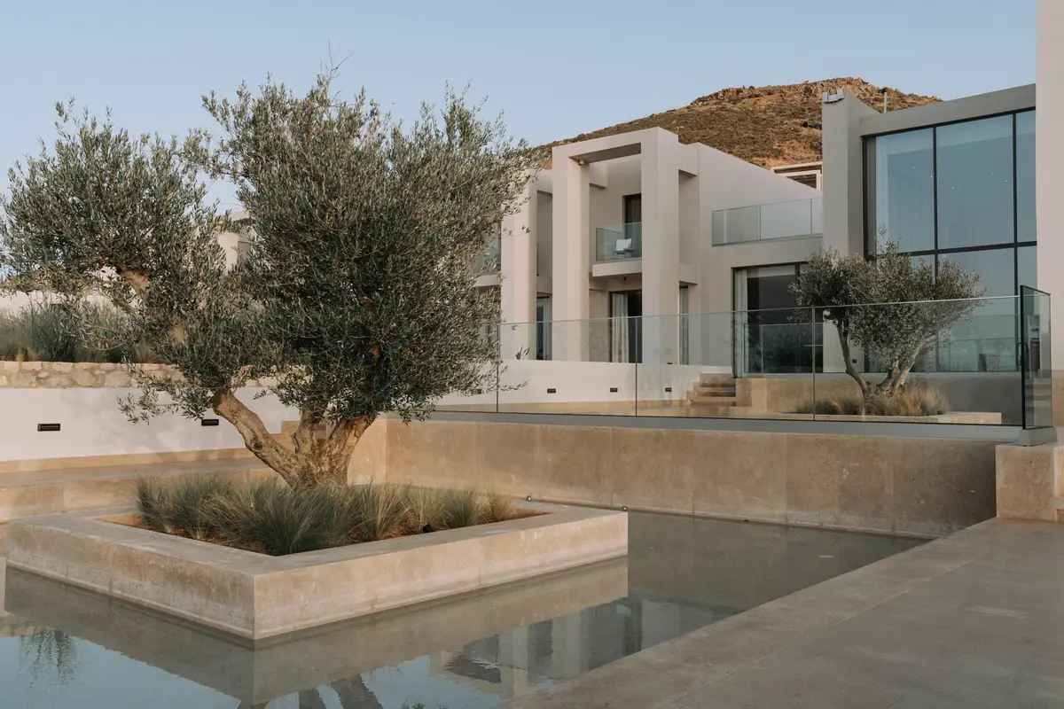 Modern residential house exterior