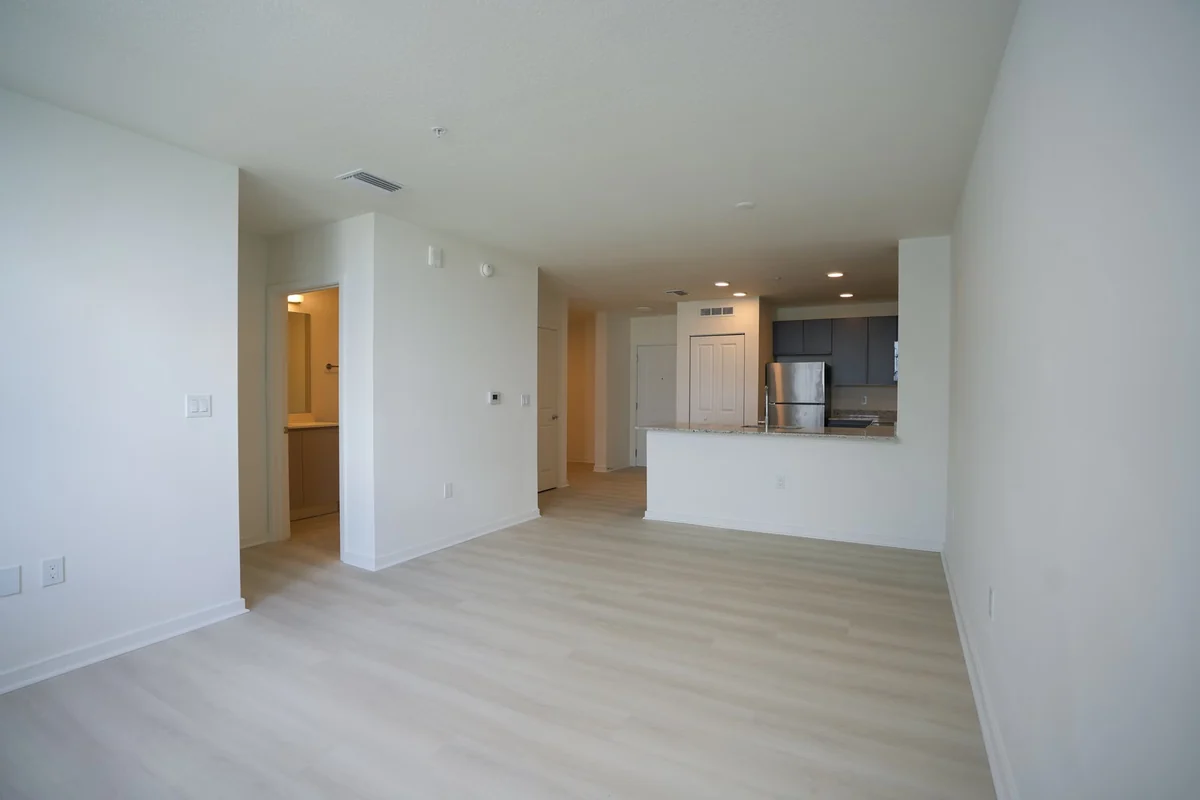Empty modern apartment interior