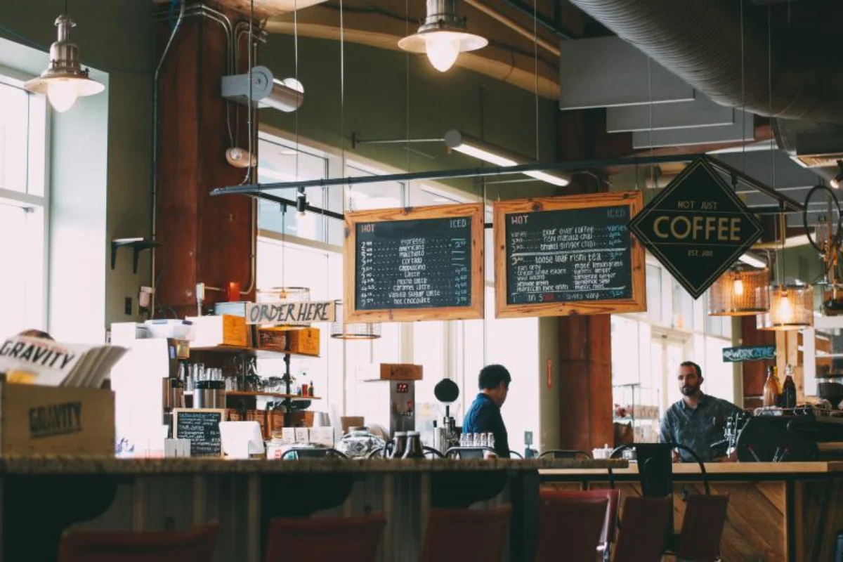 Cafe employees serving customers, staff who may qualify for BC stat holiday pay